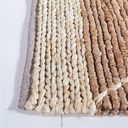 Safavieh 6 x 6 ft. Natural Fiber Global Hand Woven Square Area Rug, Natural & Ivory NF952A-6SQ
